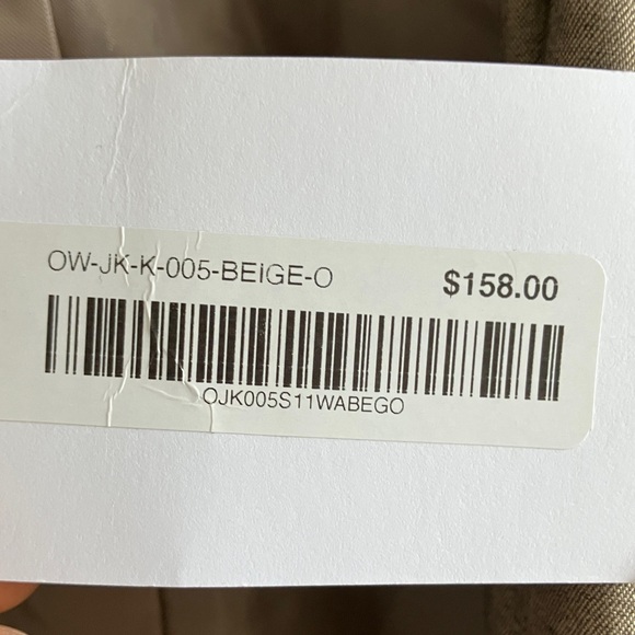 OAK + FORT Beige Single-Breasted Blazer - Picture 8 of 13